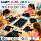 Kids LCD Writing Tablet – Reusable Drawing & Learning Pad