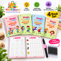 Make Learning Fun with Our 4 Book Magic Copybook Set