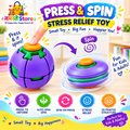 3D Spin & Press Fidget Ball – Fun Sensory Toy for Kids & Adults